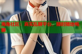 海角社区：真实乱聊平台，随时随地畅聊