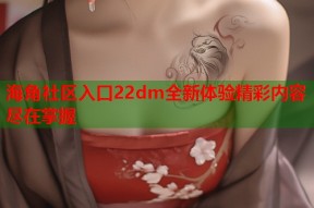 海角社区入口22dm全新体验精彩内容尽在掌握