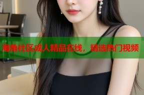 海角社区成人精品在线，精选热门视频