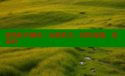 海角社区掘金：玩转社交，轻松变现，是真的