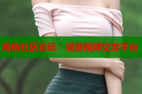 海角社区论坛：语音视频交友平台
