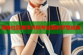 海角社区携手共祝考试顺利梦想成真