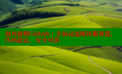 海角破解Github：多协议流媒体服务器，代码稳定，安全可靠