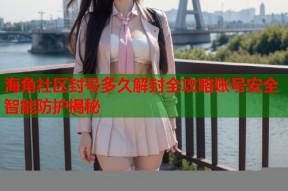 海角社区封号多久解封全攻略账号安全智能防护揭秘