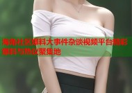 海角社区爆料大事件杂谈视频平台精彩爆料与热议聚集地