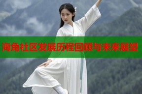 海角社区发展历程回顾与未来展望