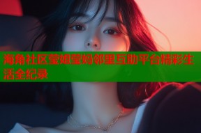 海角社区莹姐莹妈邻里互助平台精彩生活全纪录