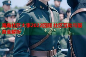 海角社区大事2022回顾 社区互动与服务全解析