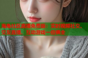 海角社区直播免费版：实时视频社交、交友直播、互动游戏一应俱全