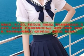 海角社区：华人社交，多语言交流，同城活动，等你来海角社区论坛：互动交友，游戏开黑，告别孤单海角社区App：海外华人聚集地，家的温暖，等你体验hjol海角社区：优质单身交友，直播互动，附近有缘人