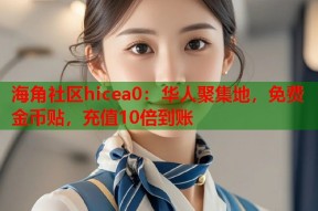 海角社区hicea0：华人聚集地，免费金币贴，充值10倍到账