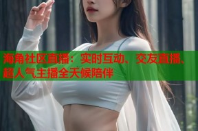 海角社区直播：实时互动、交友直播、超人气主播全天候陪伴
