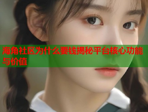 海角社区为什么要钱揭秘平台核心功能与价值  第1张