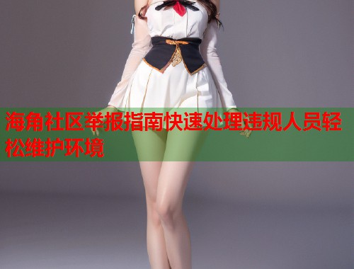 海角社区举报指南快速处理违规人员轻松维护环境  第1张