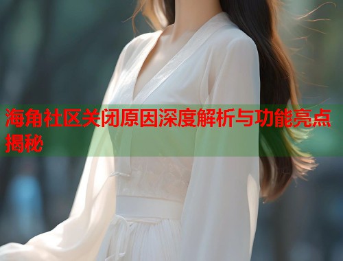 海角社区关闭原因深度解析与功能亮点揭秘  第1张