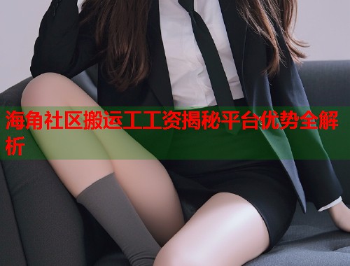 海角社区搬运工工资揭秘平台优势全解析  第2张