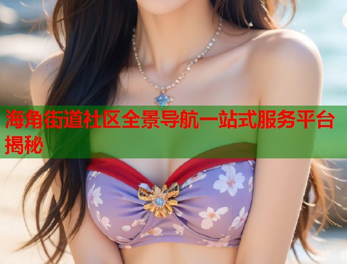 海角街道社区全景导航一站式服务平台揭秘  第1张